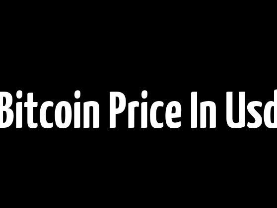 Bitcoin Price In Usd