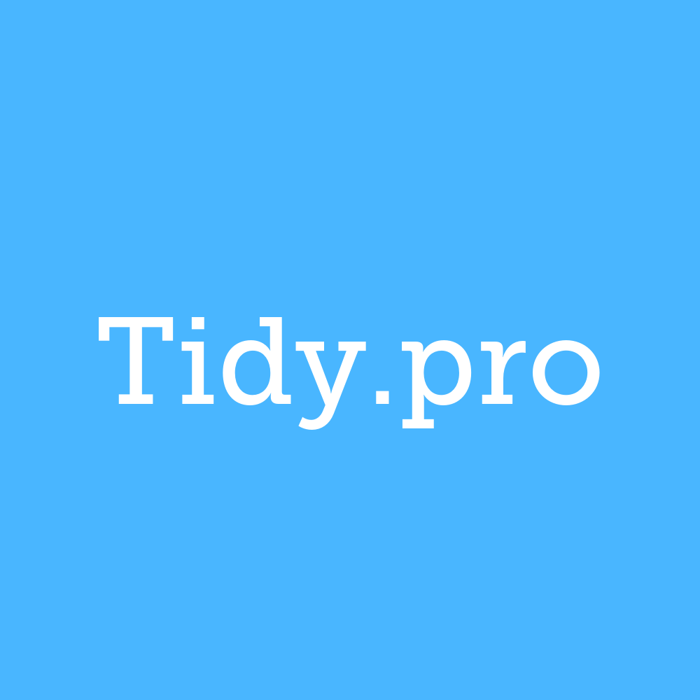 tidy.pro