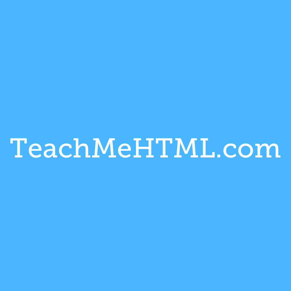 teachmehtml.com