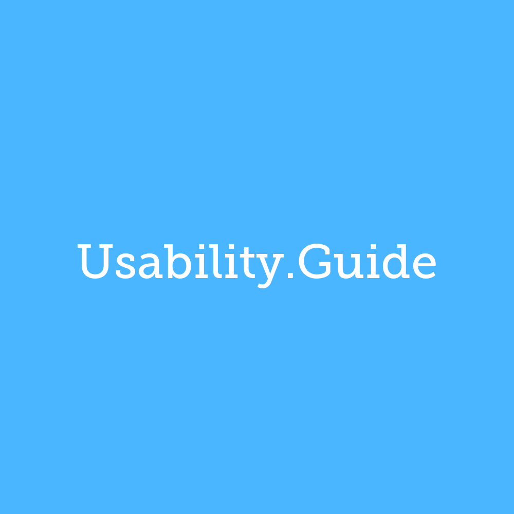 usability.guide - this domain is for sale