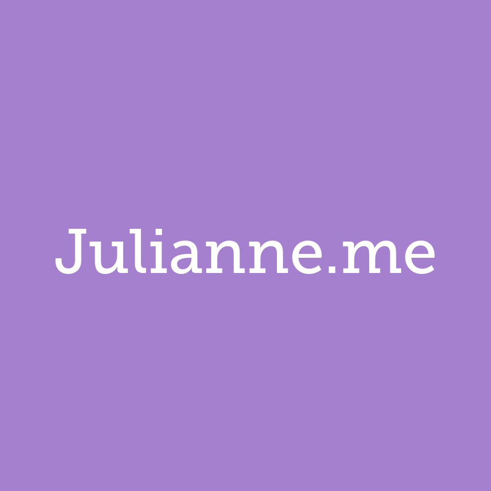 julianne.me - this domain is for sale
