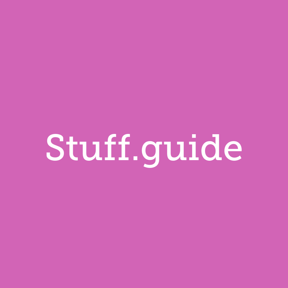 stuff.guide