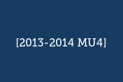 2013-2014 MU4