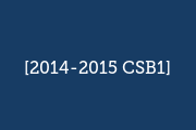 2014-2015 CSB1