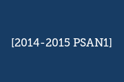 2014-2015 PSAN1