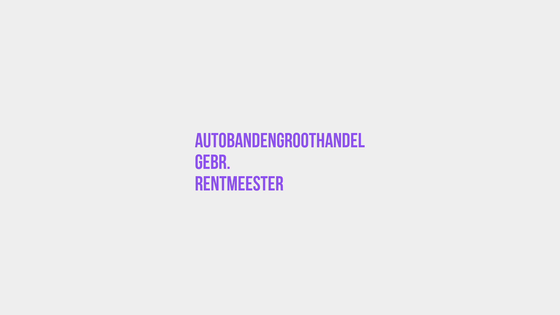 Placeholder image voor Autobandengroothandel Gebr. Rentmeester