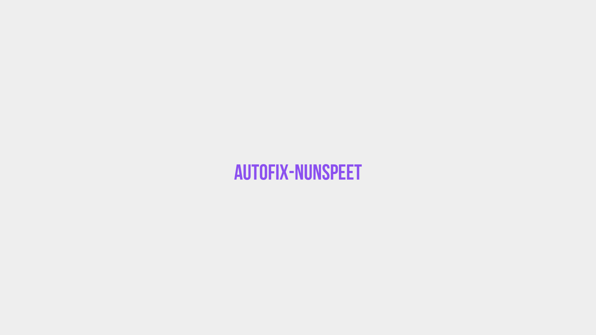 Placeholder image voor Autofix-Nunspeet