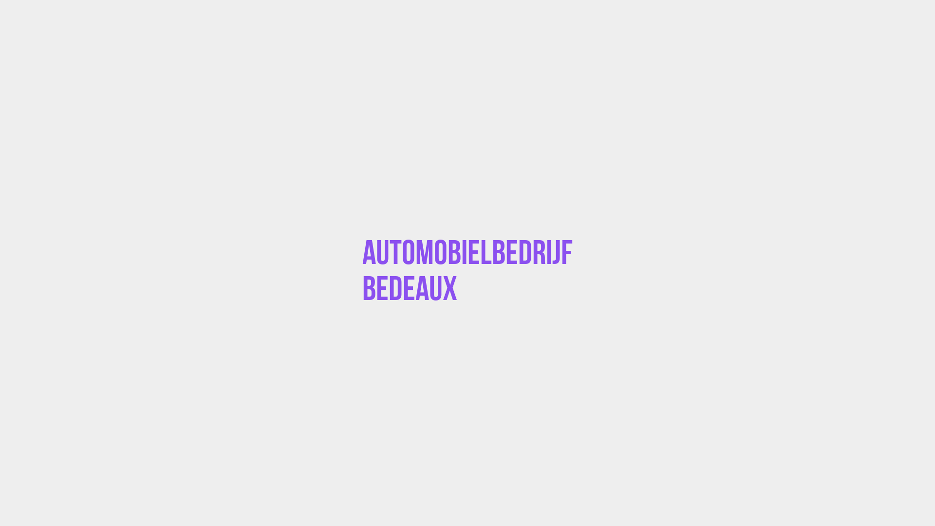 Placeholder image voor Automobielbedrijf Bedeaux