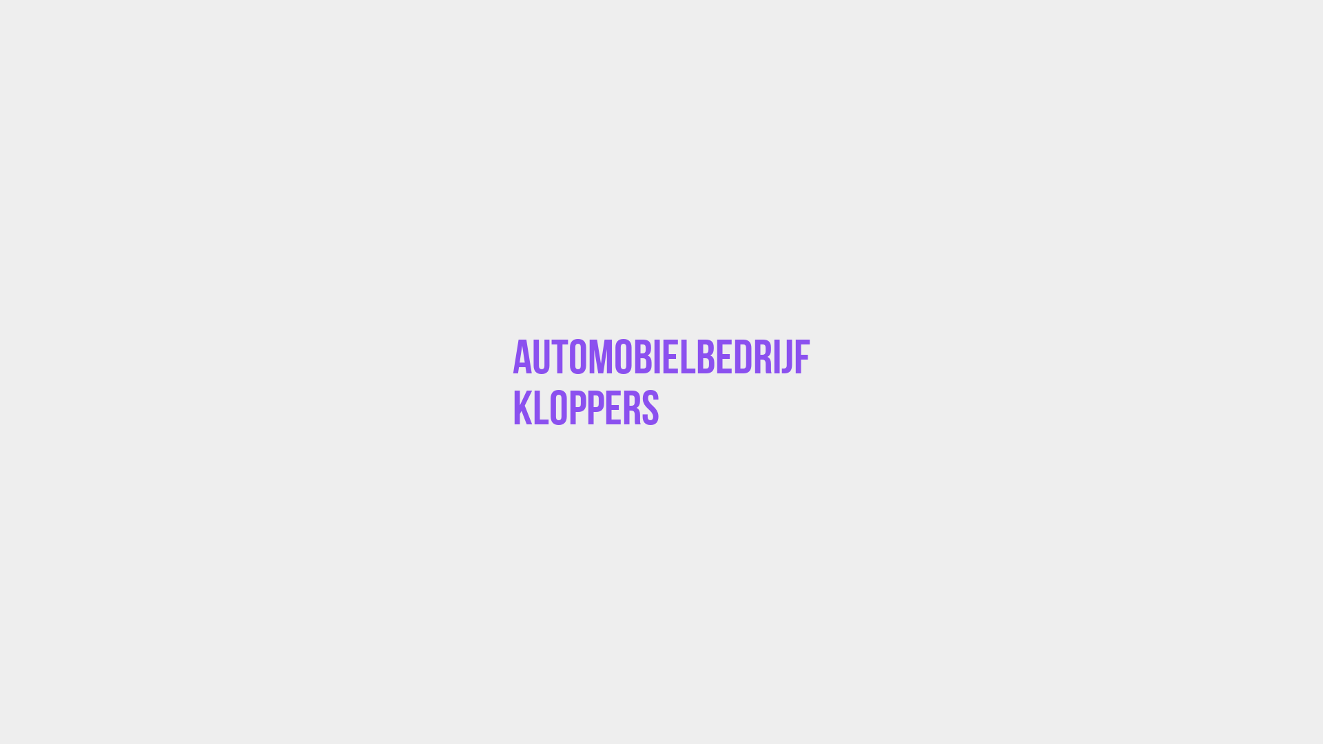 Placeholder image voor Automobielbedrijf Kloppers