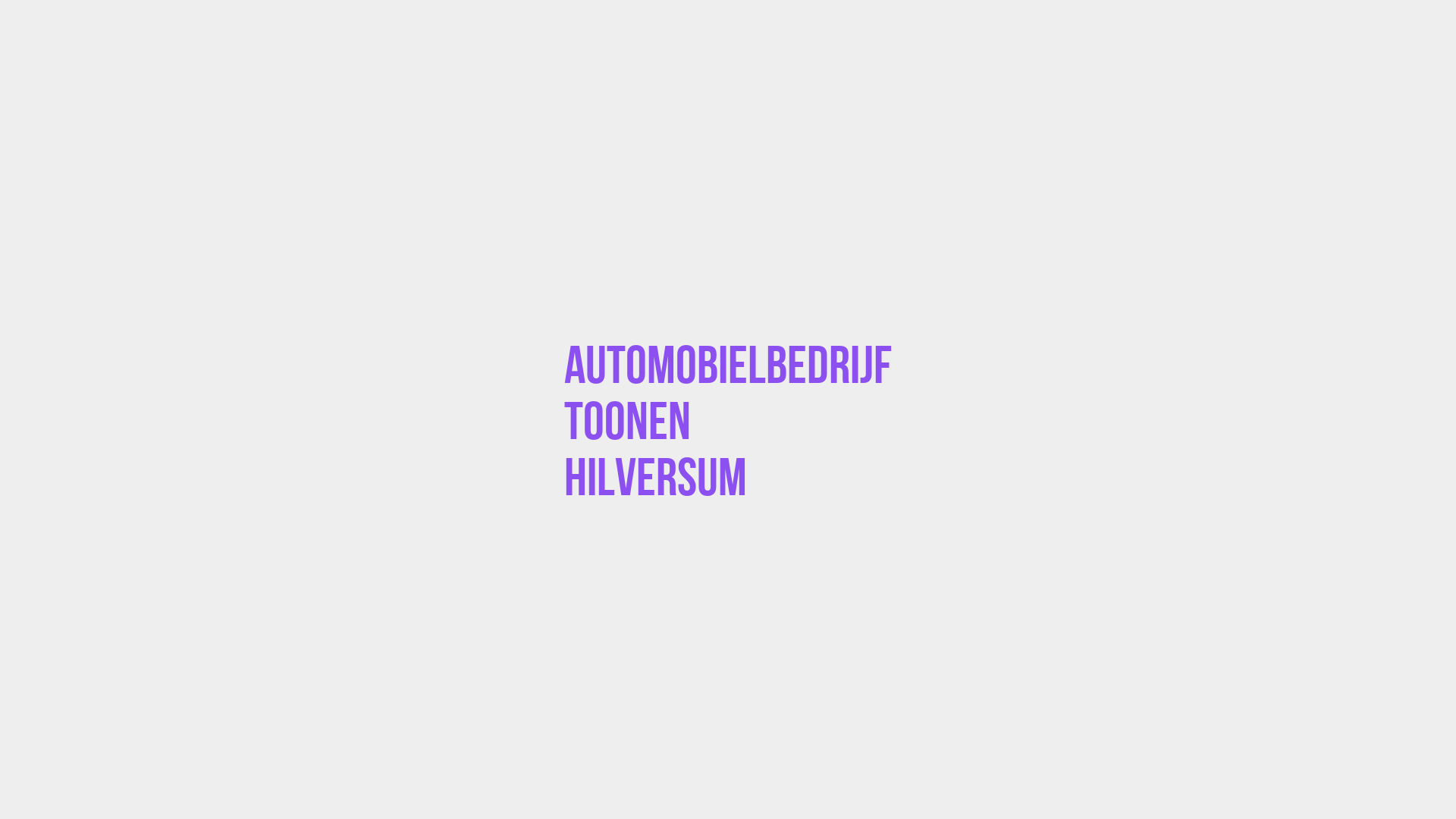 Placeholder image voor Automobielbedrijf Toonen Hilversum