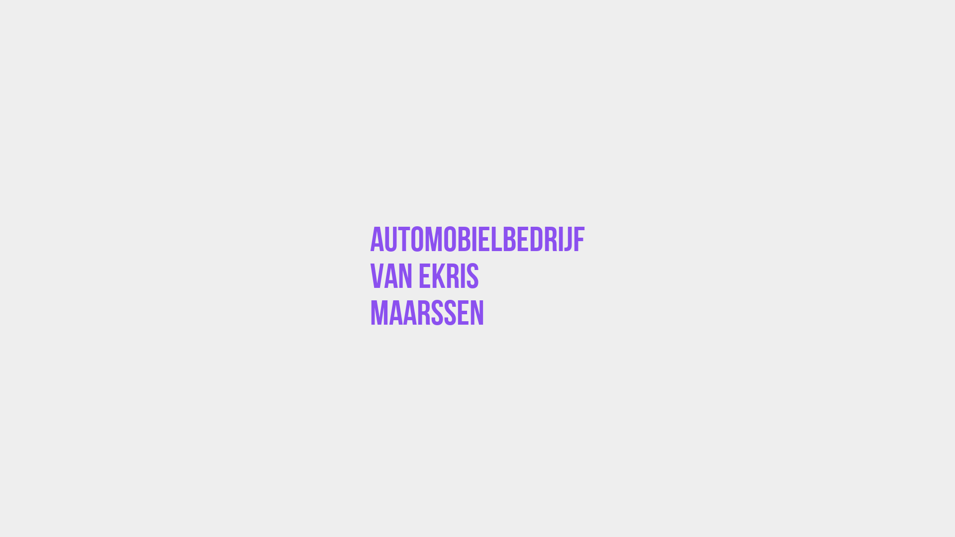 Placeholder image voor Automobielbedrijf Van Ekris Maarssen