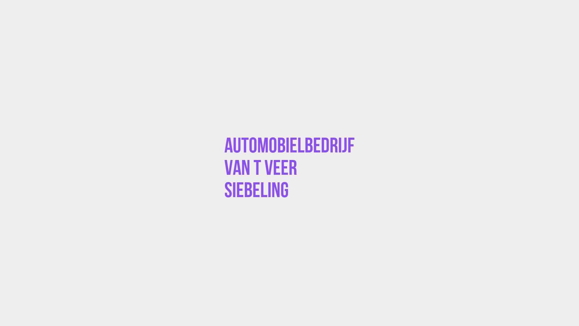 Placeholder image voor Automobielbedrijf Van T Veer Siebeling