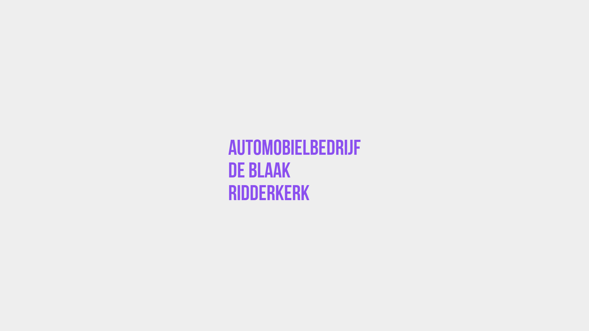 Placeholder image voor Automobielbedrijf de Blaak Ridderkerk