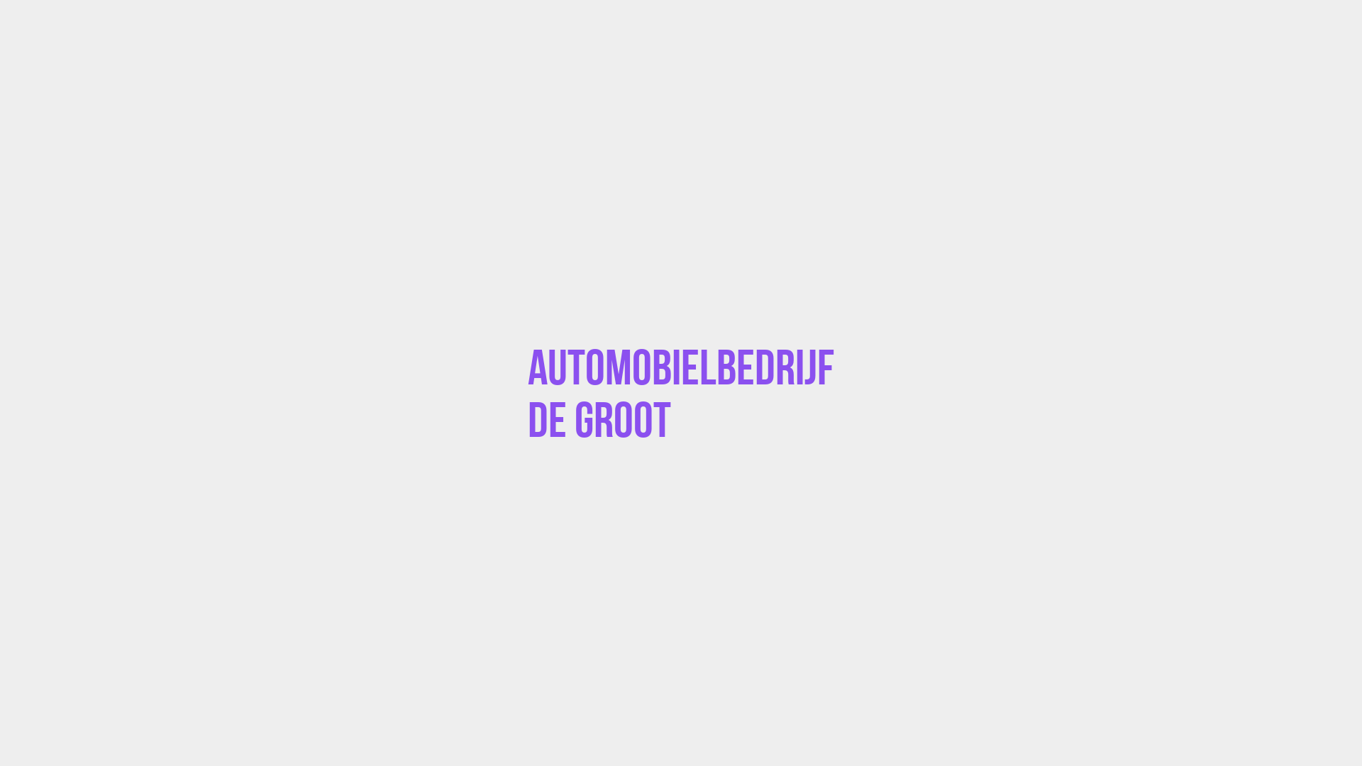 Placeholder image voor Automobielbedrijf de Groot