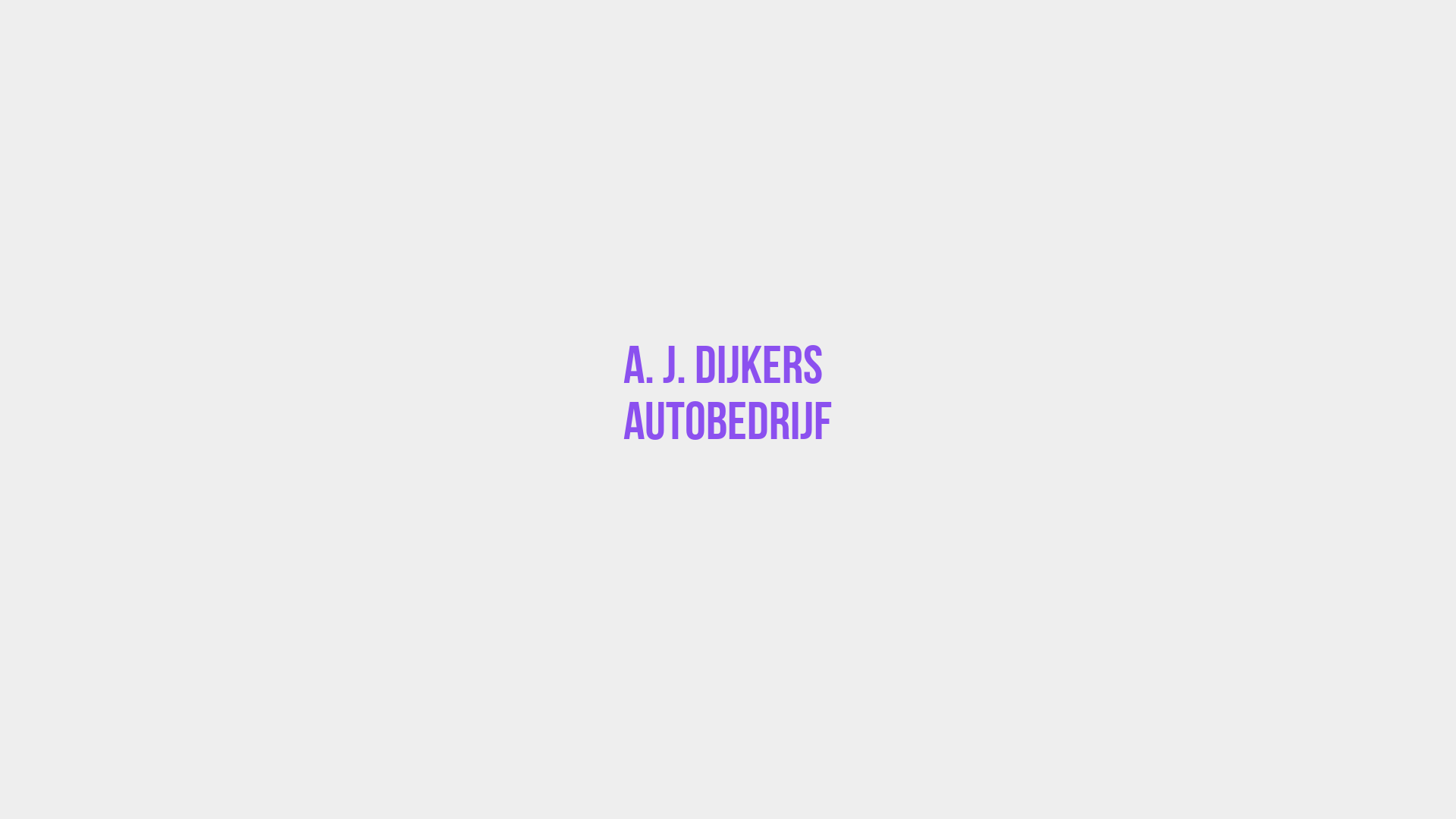 Placeholder image voor A. J. Dijkers Autobedrijf