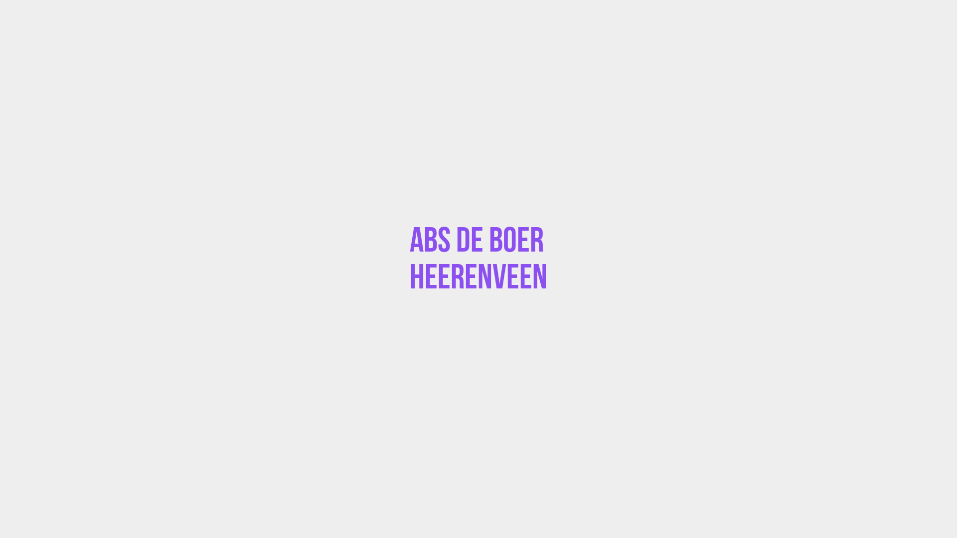 Placeholder image voor ABS De Boer Heerenveen