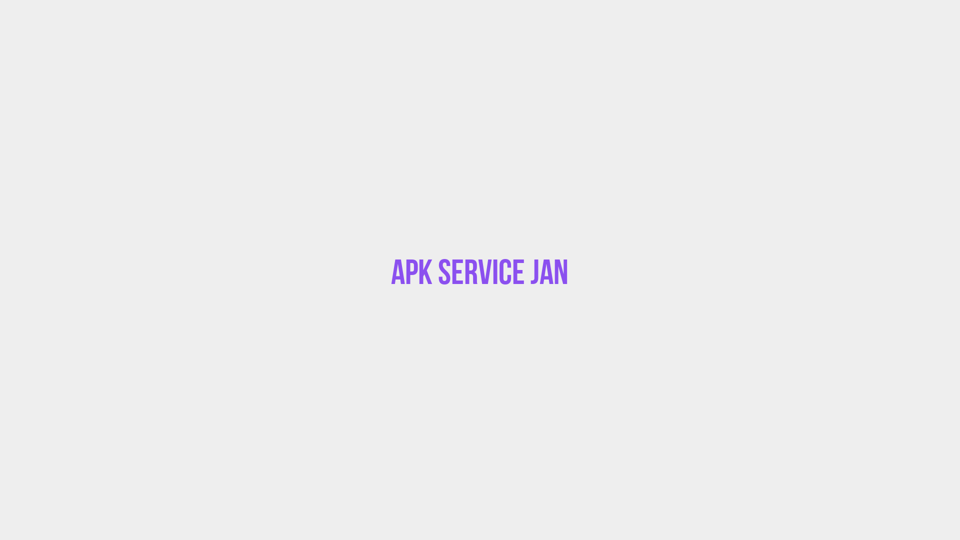 Placeholder image voor APK Service Jan