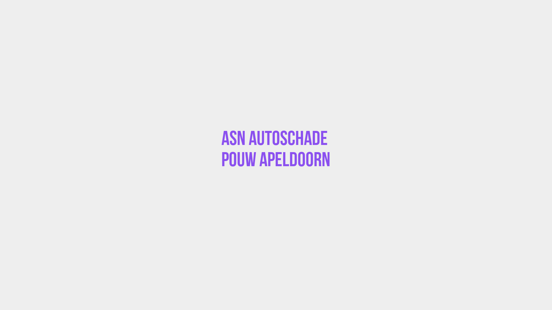 Placeholder image voor ASN Autoschade Pouw Apeldoorn