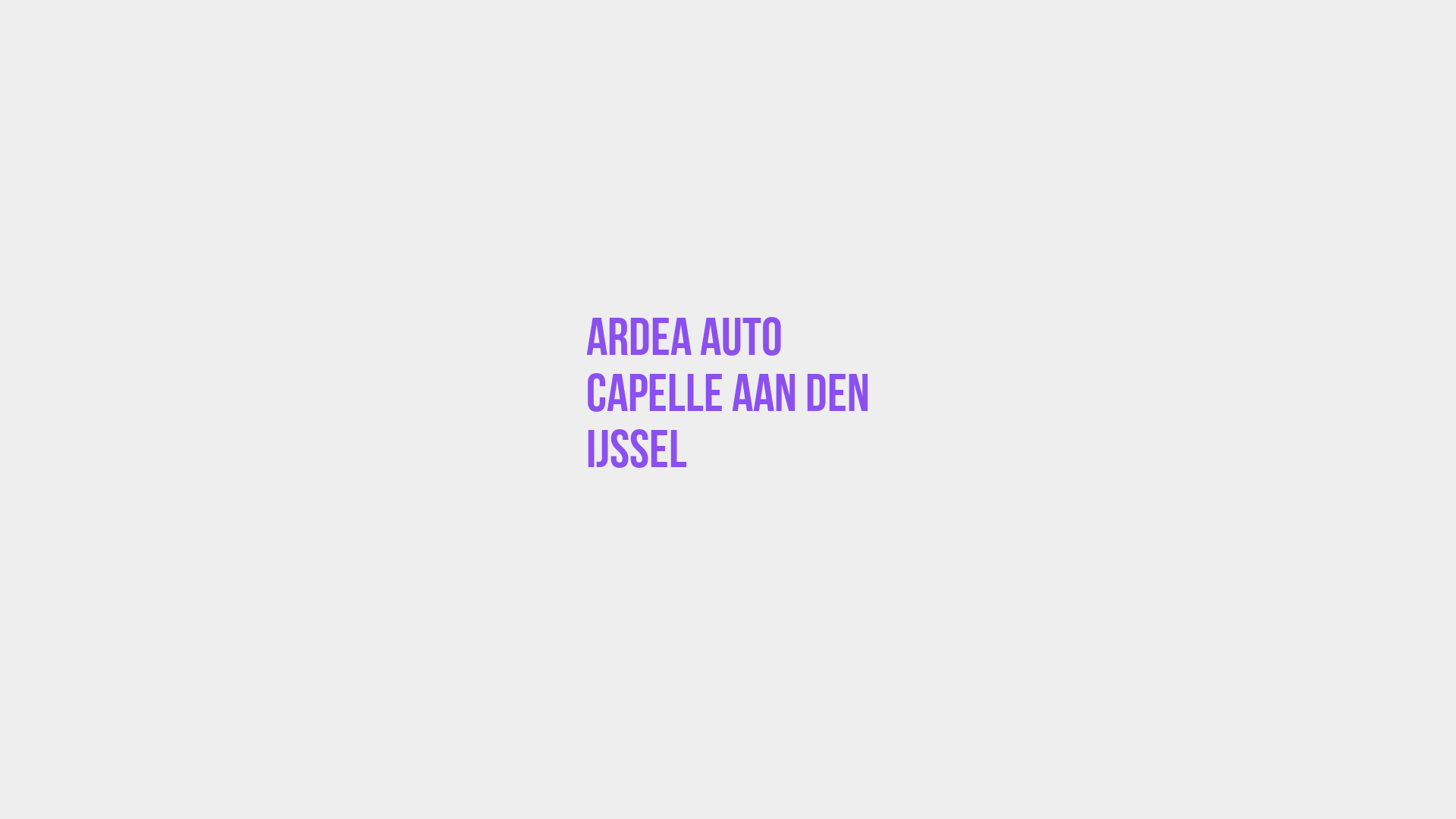 Placeholder image voor Ardea Auto Capelle aan den IJssel
