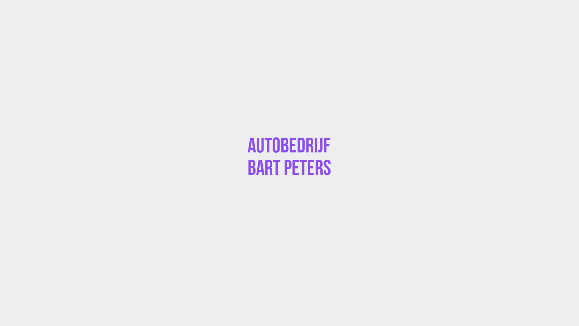 Placeholder image voor Autobedrijf Bart Peters