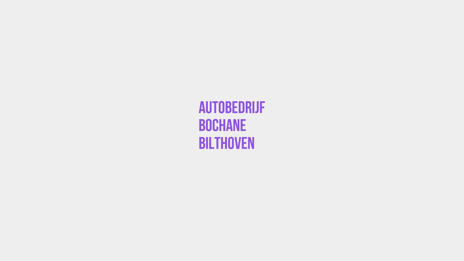 Placeholder image voor Autobedrijf Bochane Bilthoven