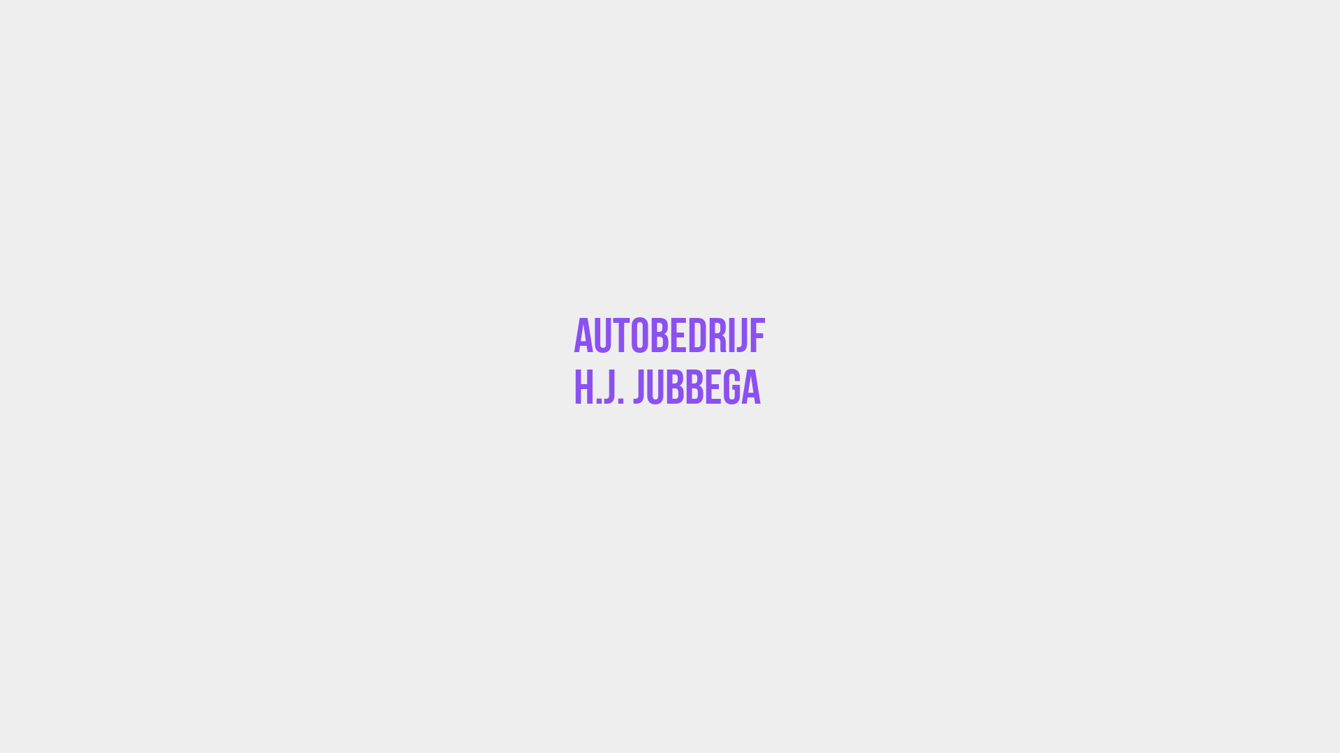 Placeholder image voor Autobedrijf H.J. Jubbega