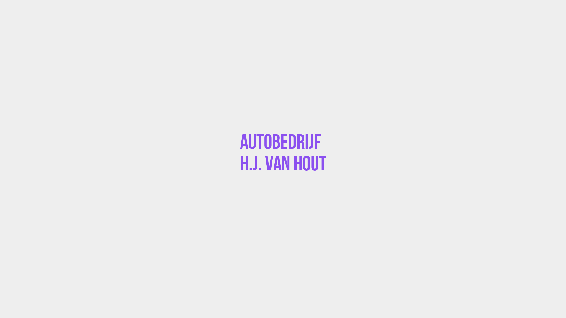Placeholder image voor Autobedrijf H.J. Van Hout