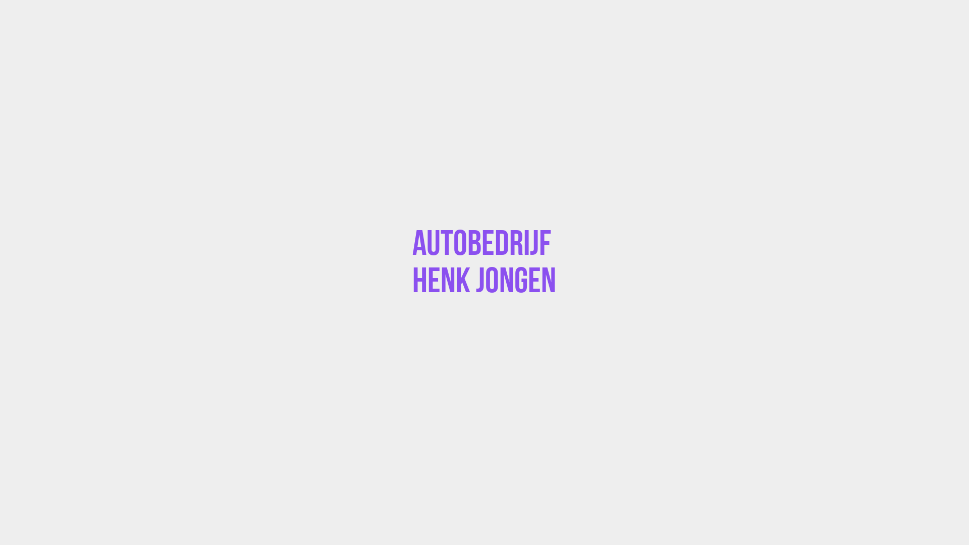Placeholder image voor Autobedrijf Henk Jongen