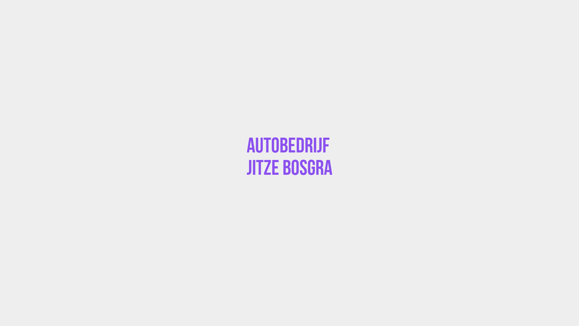 Placeholder image voor Autobedrijf Jitze Bosgra