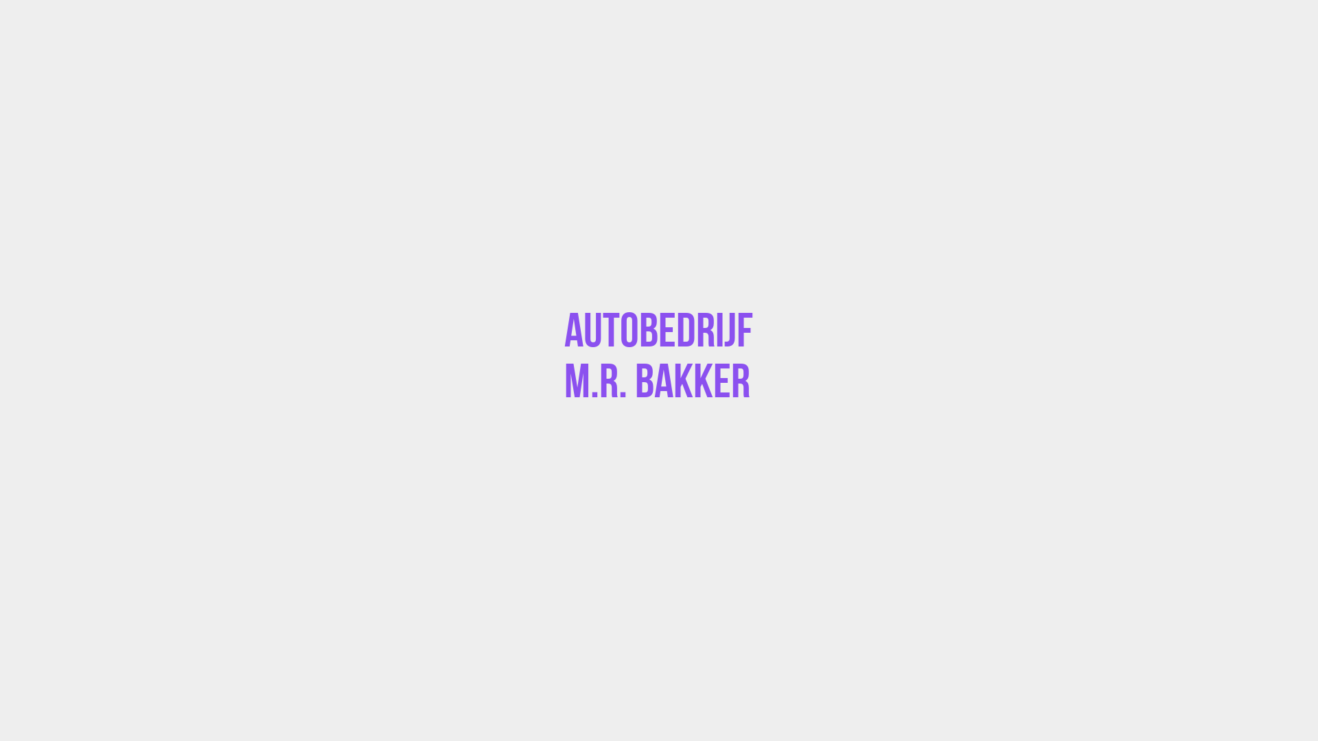 Placeholder image voor Autobedrijf M.R. Bakker