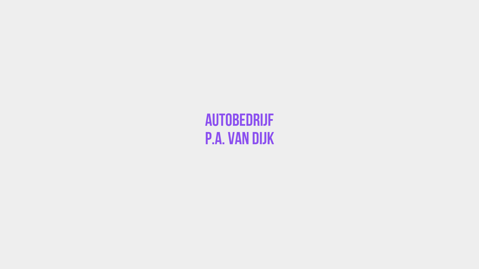 Placeholder image voor Autobedrijf P.A. van Dijk