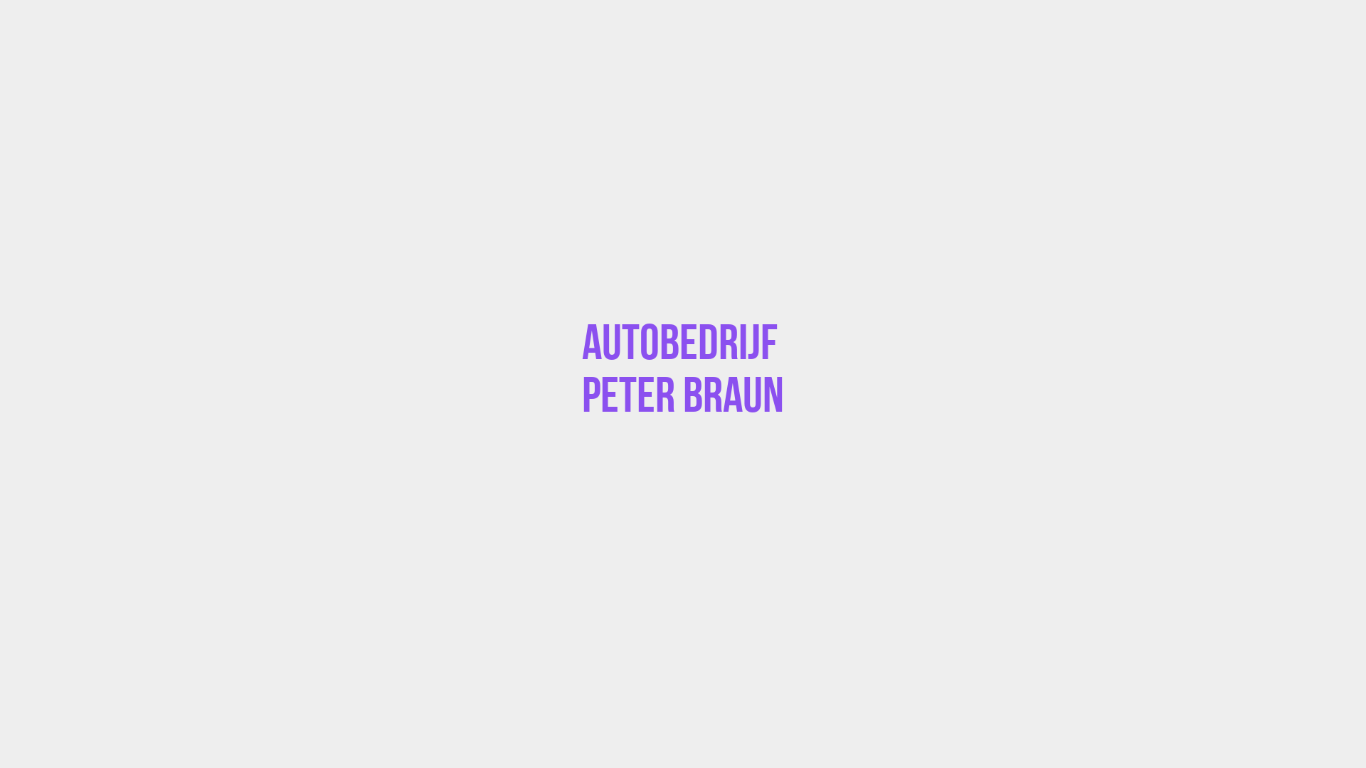 Placeholder image voor Autobedrijf Peter Braun