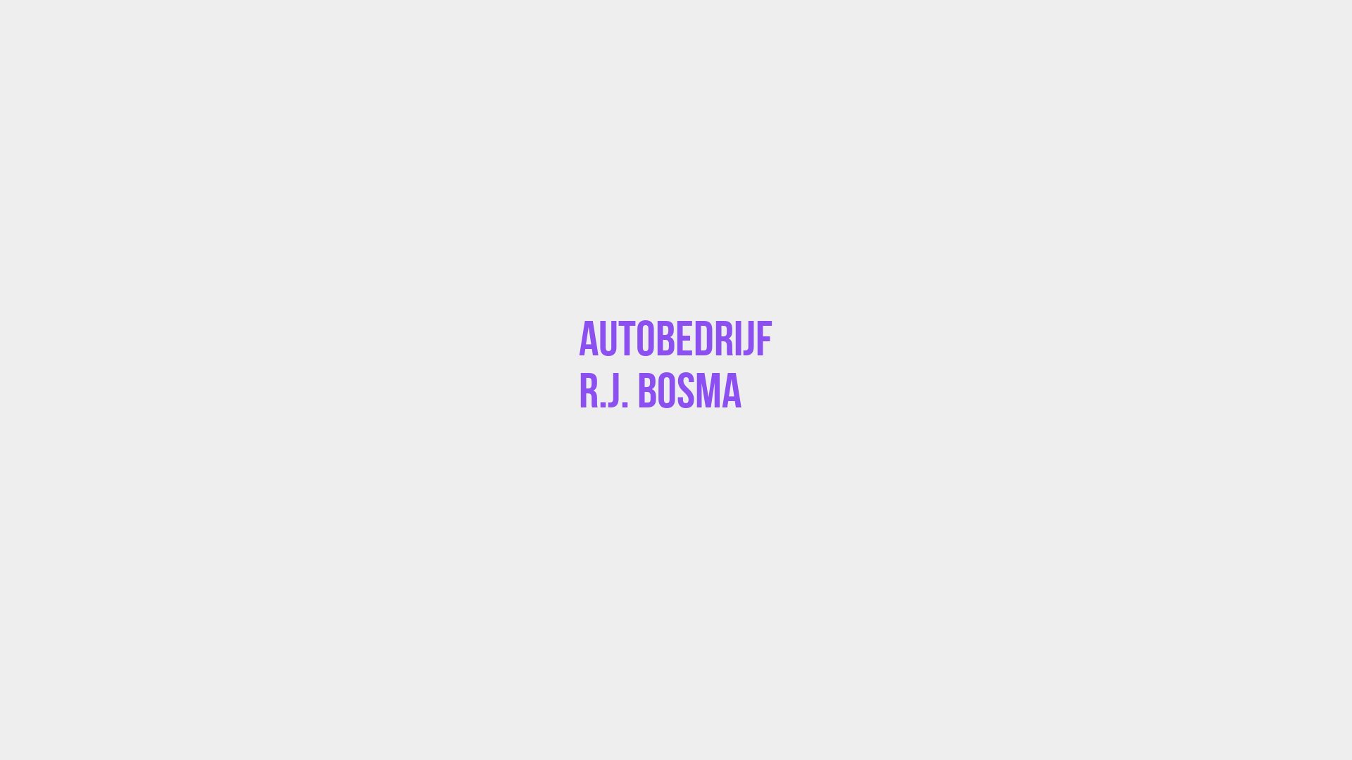 Placeholder image voor Autobedrijf R.J. Bosma