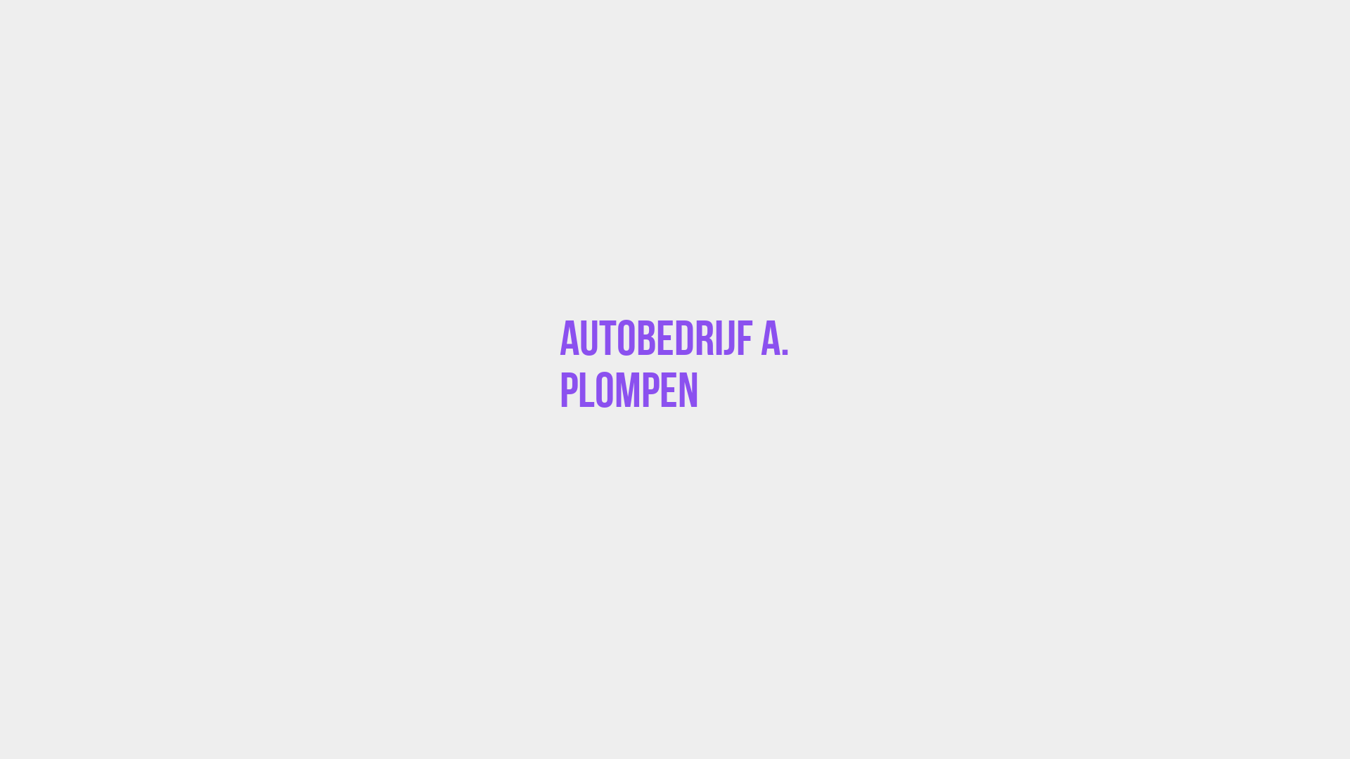 Placeholder image voor Autobedrijf A. Plompen