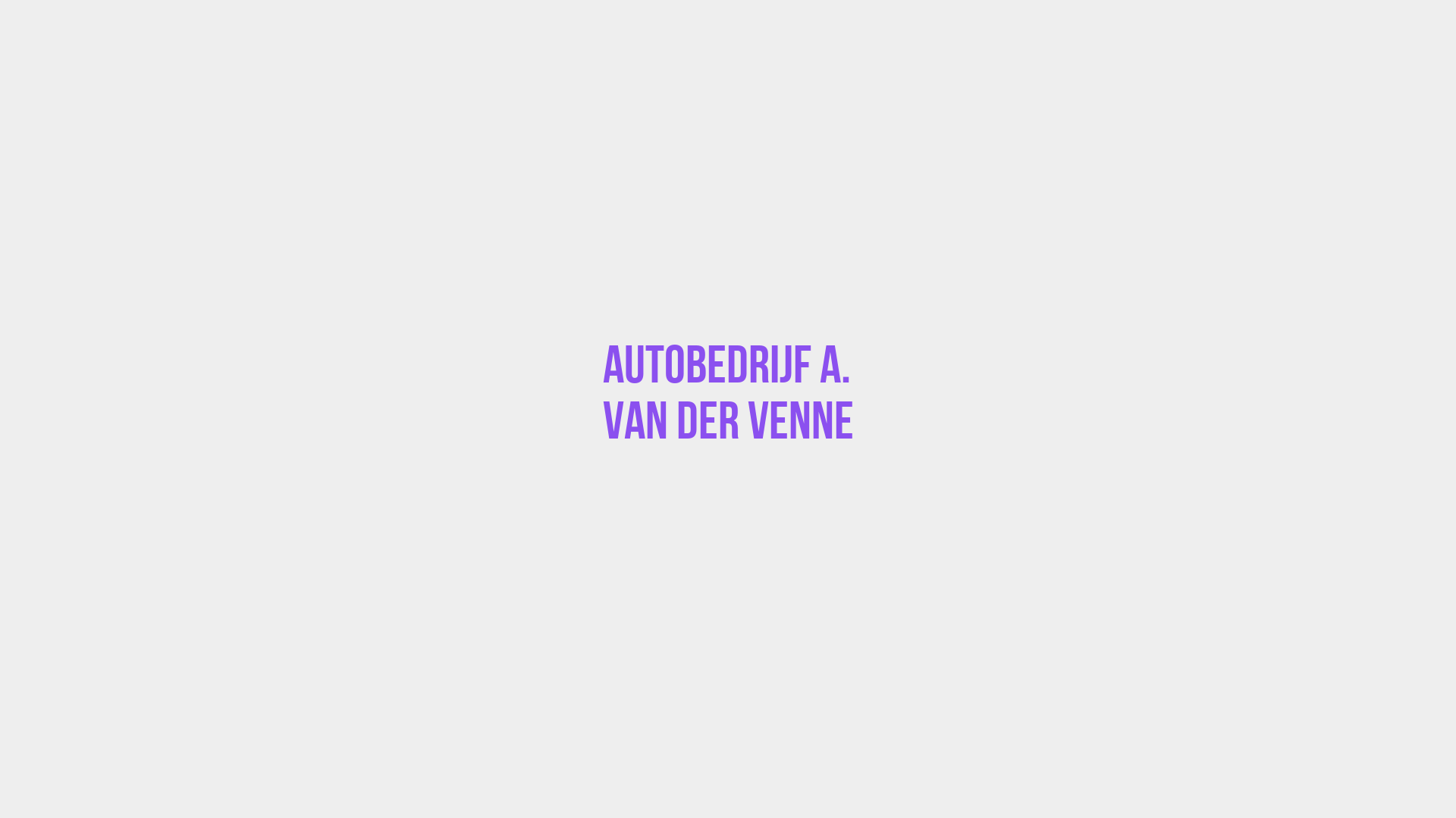 Placeholder image voor Autobedrijf A. van der Venne