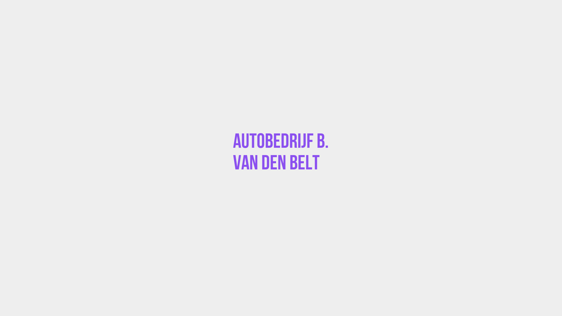 Placeholder image voor Autobedrijf B. van den Belt