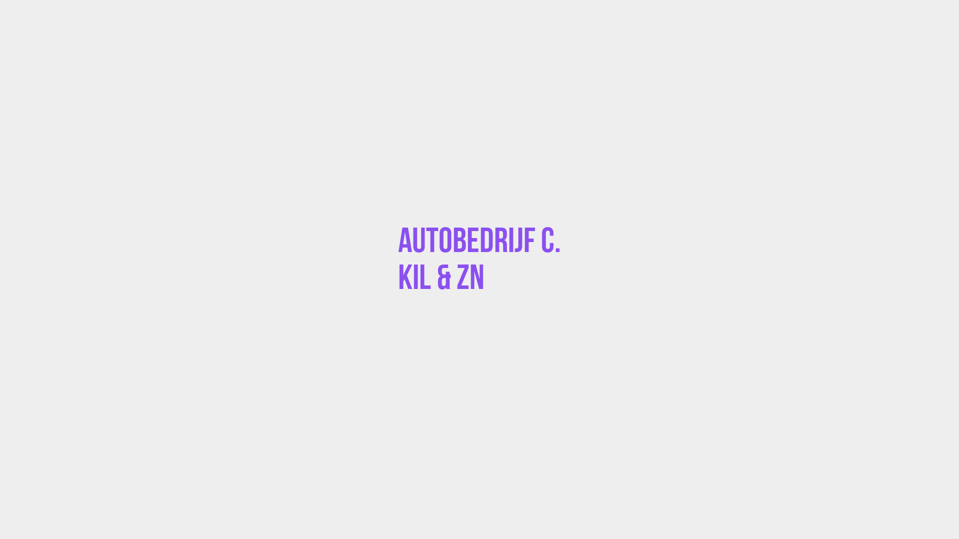 Placeholder image voor Autobedrijf C. Kil & Zn