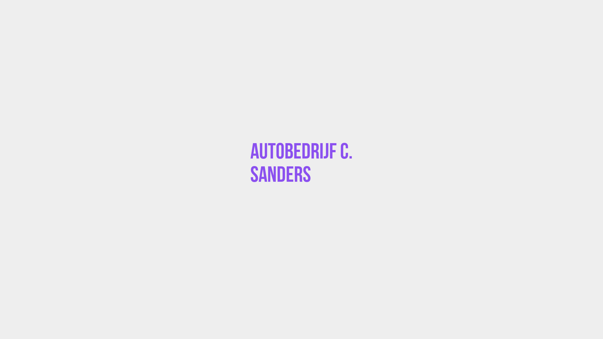 Placeholder image voor Autobedrijf C. Sanders