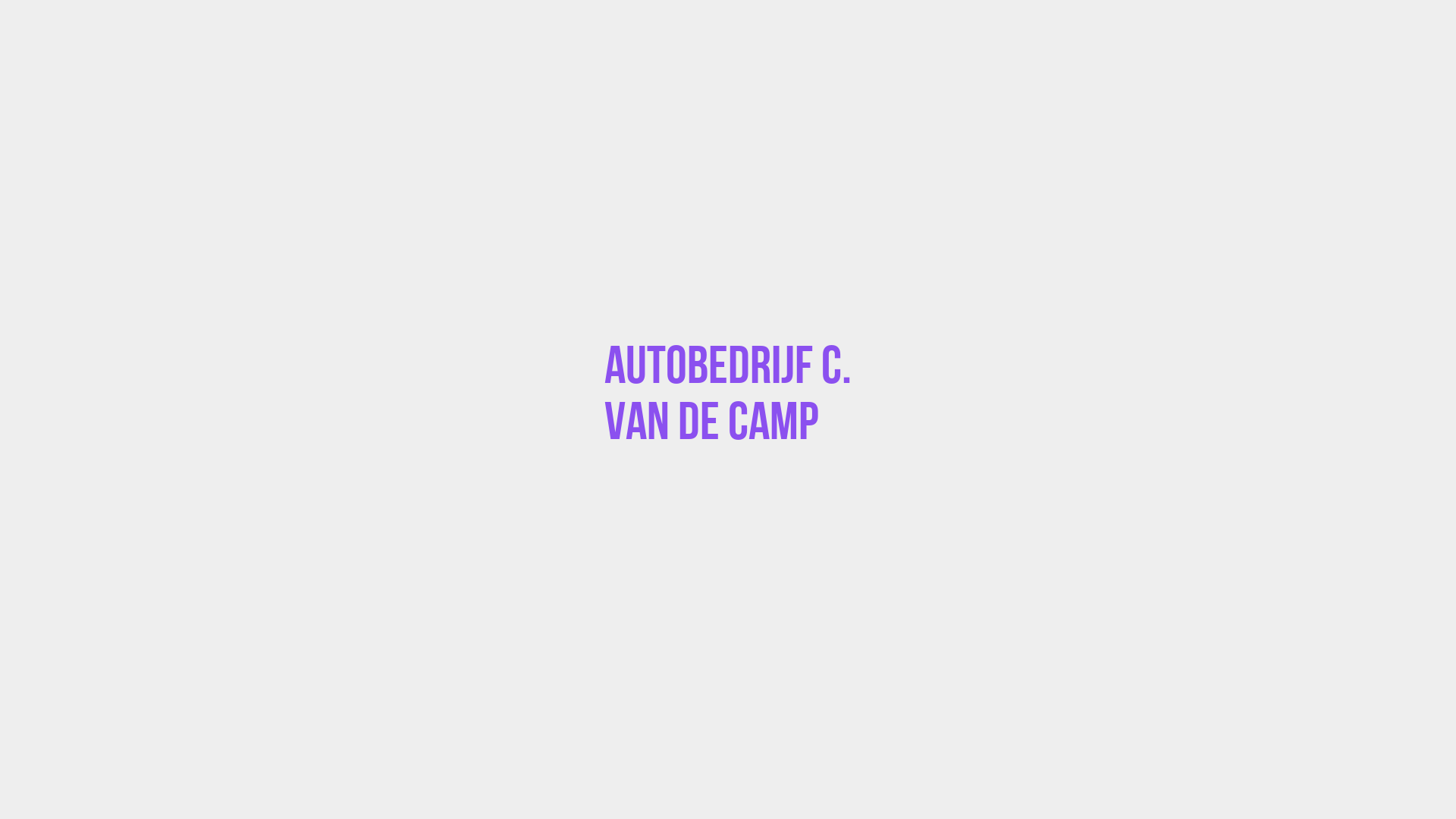 Placeholder image voor Autobedrijf C. van de Camp