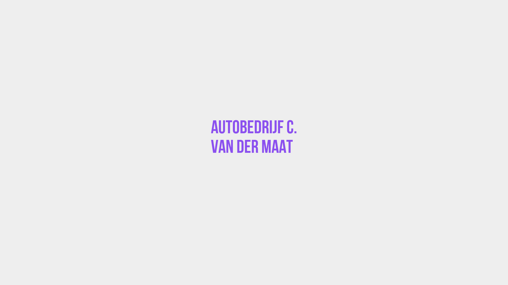 Placeholder image voor Autobedrijf C. van der Maat