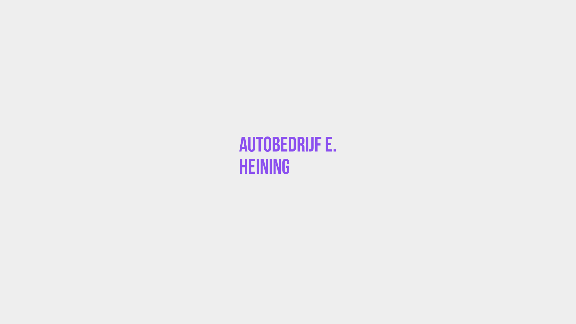 Placeholder image voor Autobedrijf E. Heining