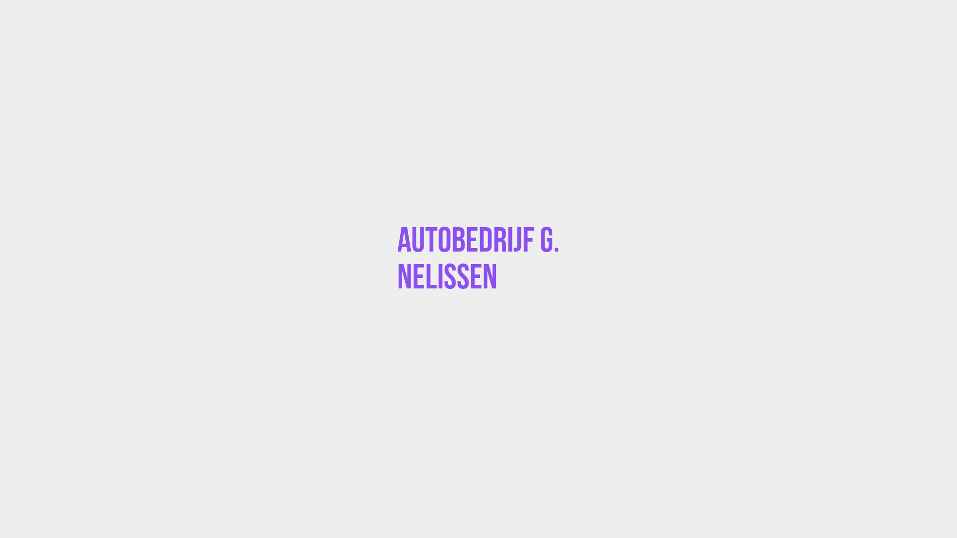 Placeholder image voor Autobedrijf G. Nelissen