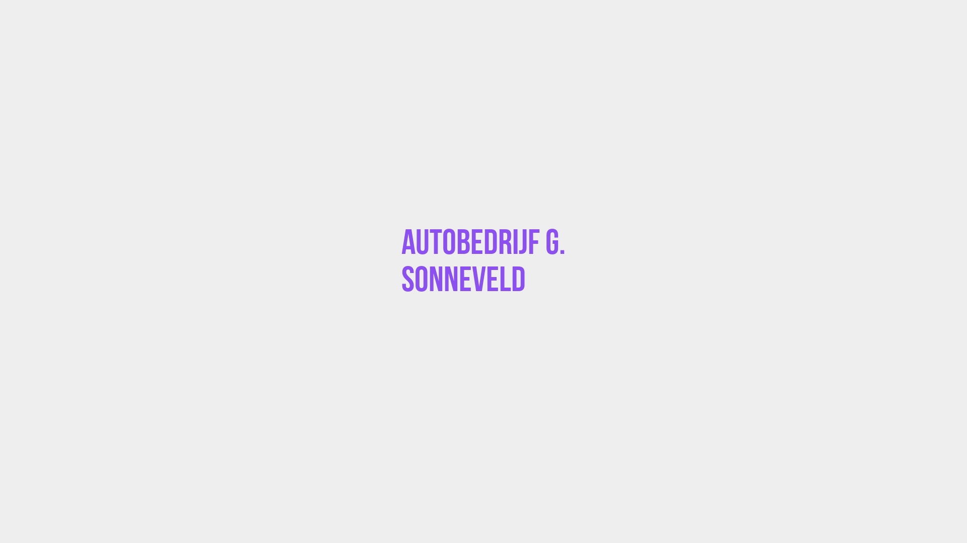 Placeholder image voor Autobedrijf G. Sonneveld