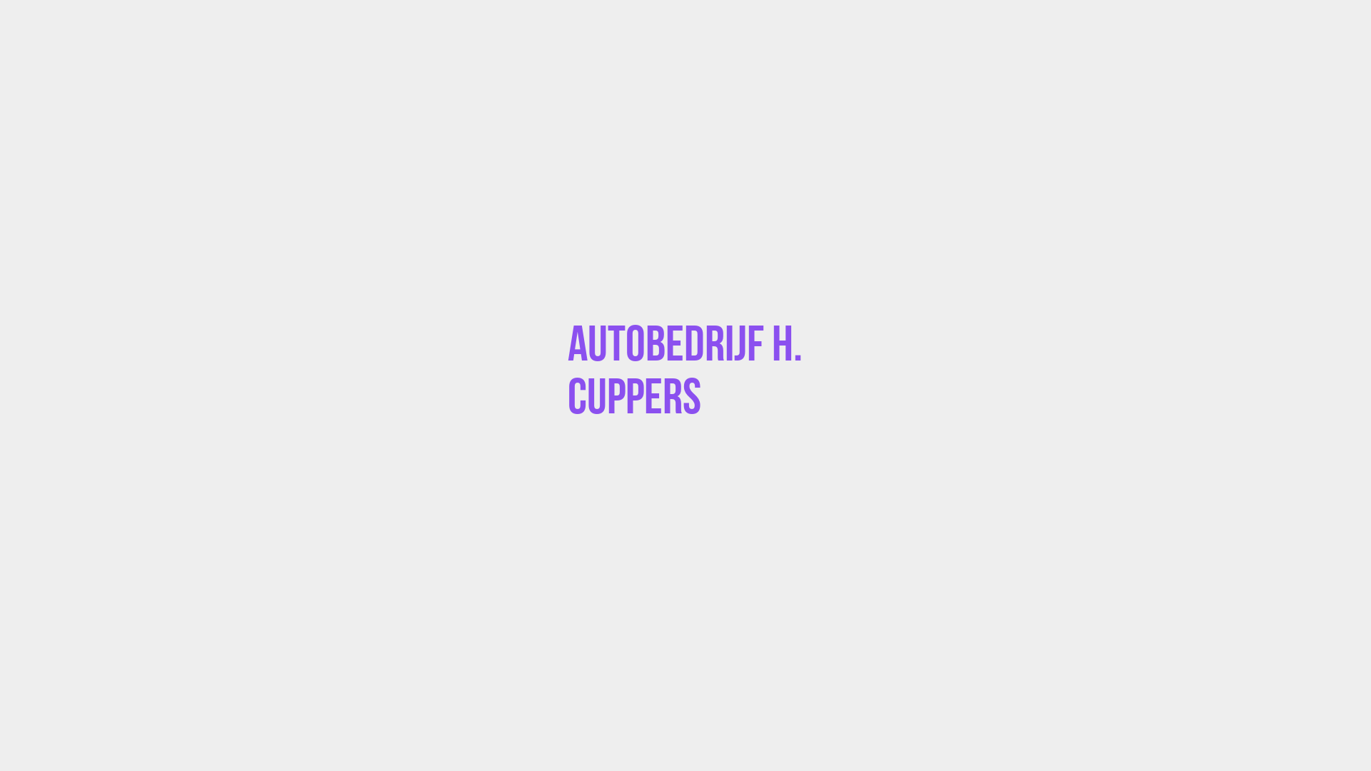 Placeholder image voor Autobedrijf H. Cuppers