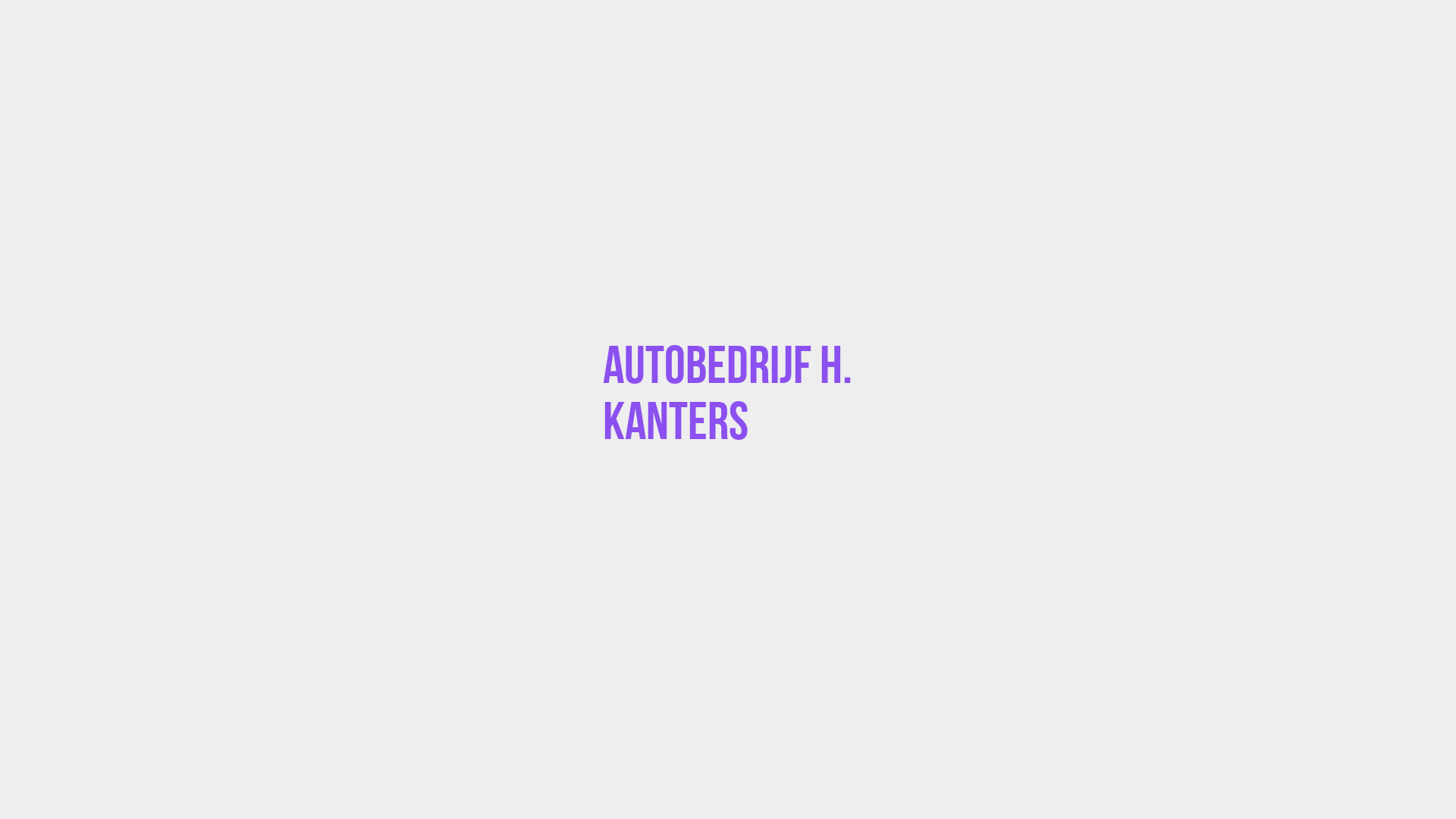 Placeholder image voor Autobedrijf H. Kanters