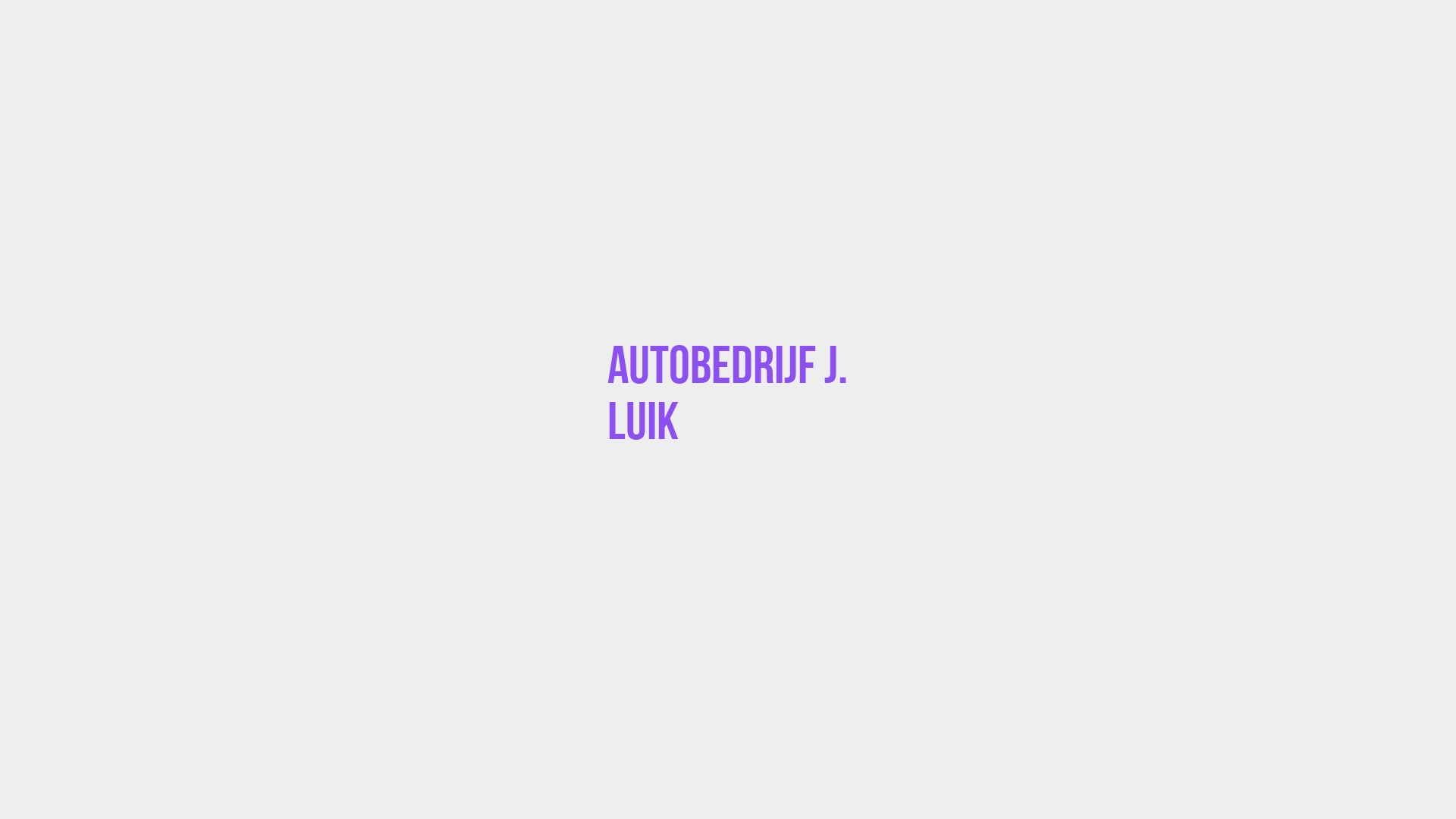 Placeholder image voor Autobedrijf J. Luik