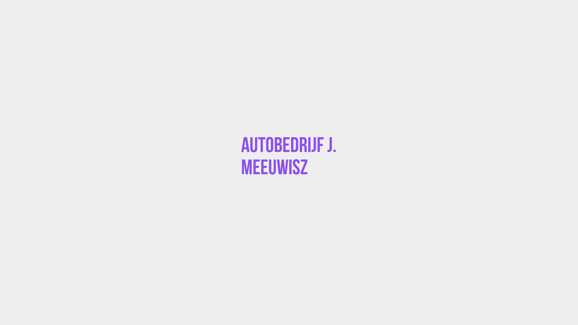 Placeholder image voor Autobedrijf J. Meeuwisz