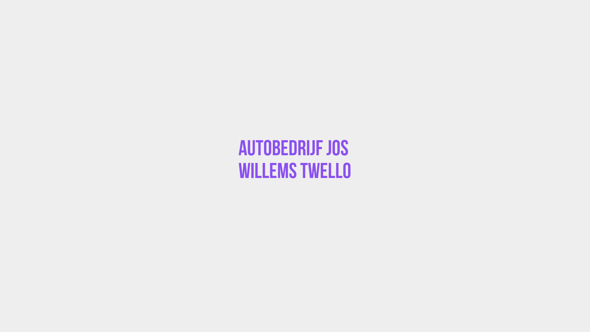 Placeholder image voor Autobedrijf Jos Willems Twello