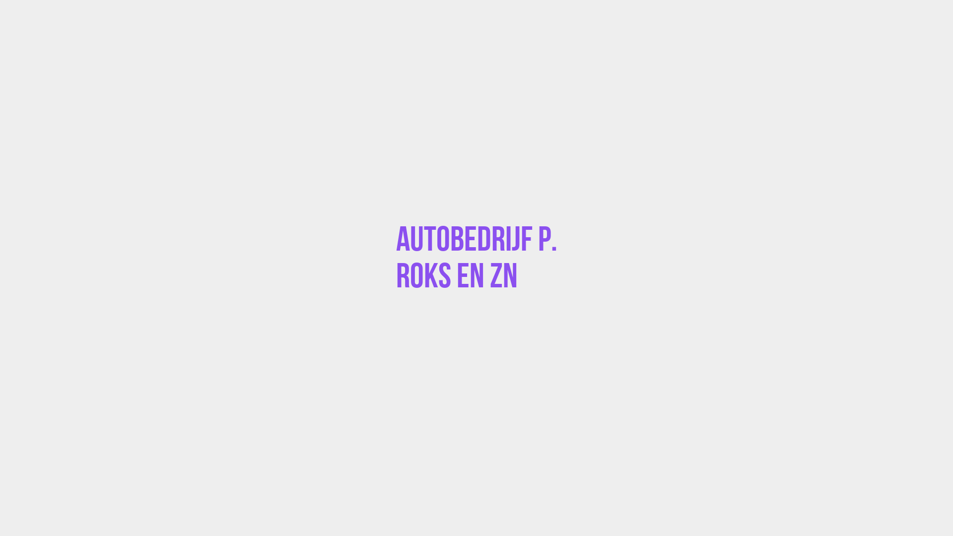 Placeholder image voor Autobedrijf P. Roks en Zn
