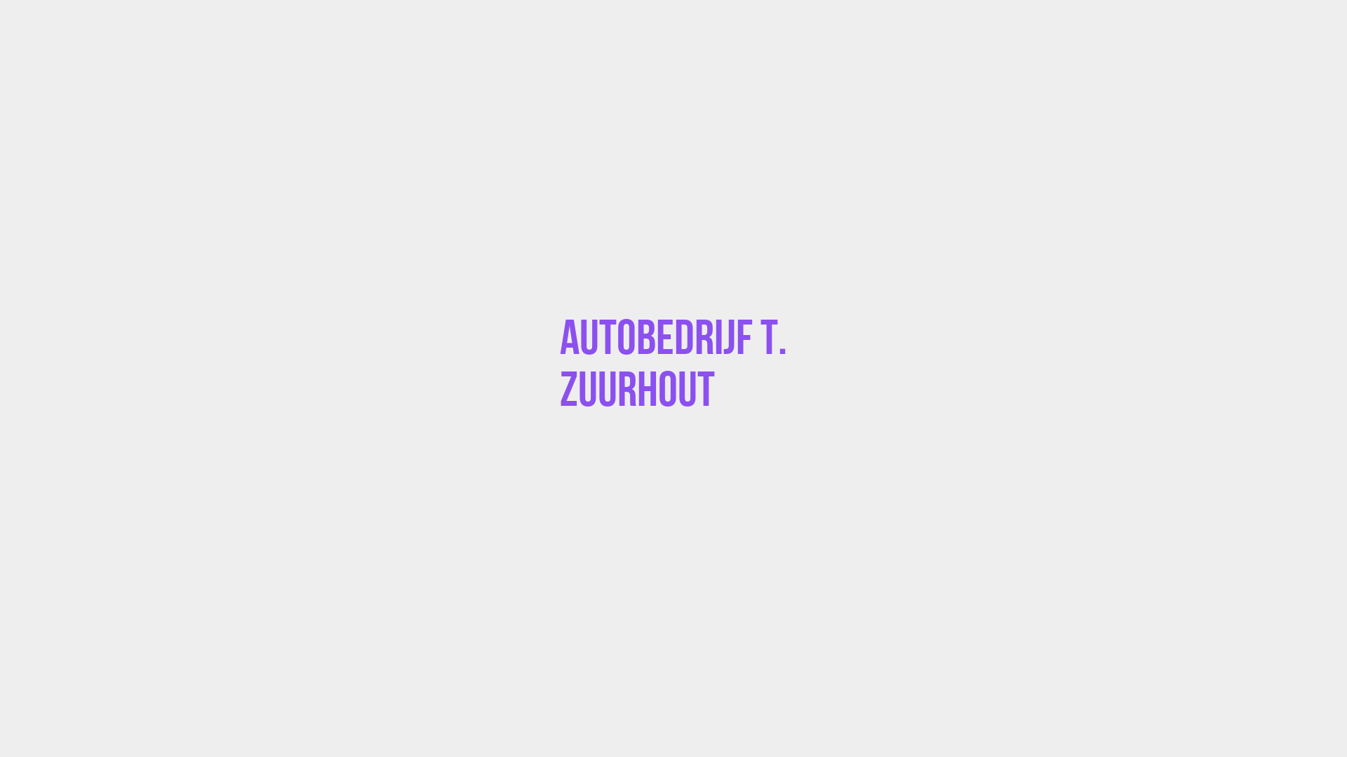Placeholder image voor Autobedrijf T. Zuurhout